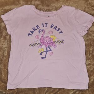 Kids Pink Flamingo T-Shirt